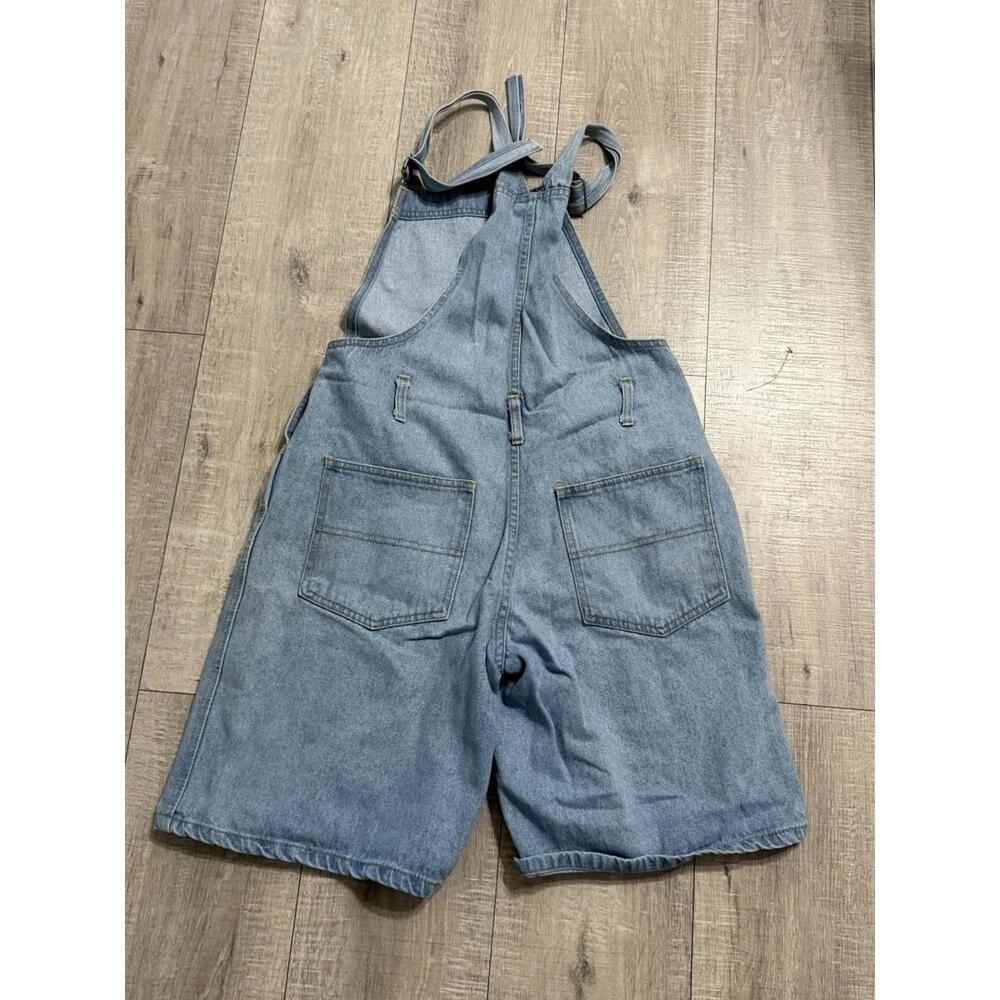 Mickey Unlimited Disney Jerry Leigh Carpenter Overall Shorts M Vintage Cotton - Picture 7 of 13
